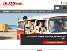 Tablet Screenshot of fahrschulefun.com